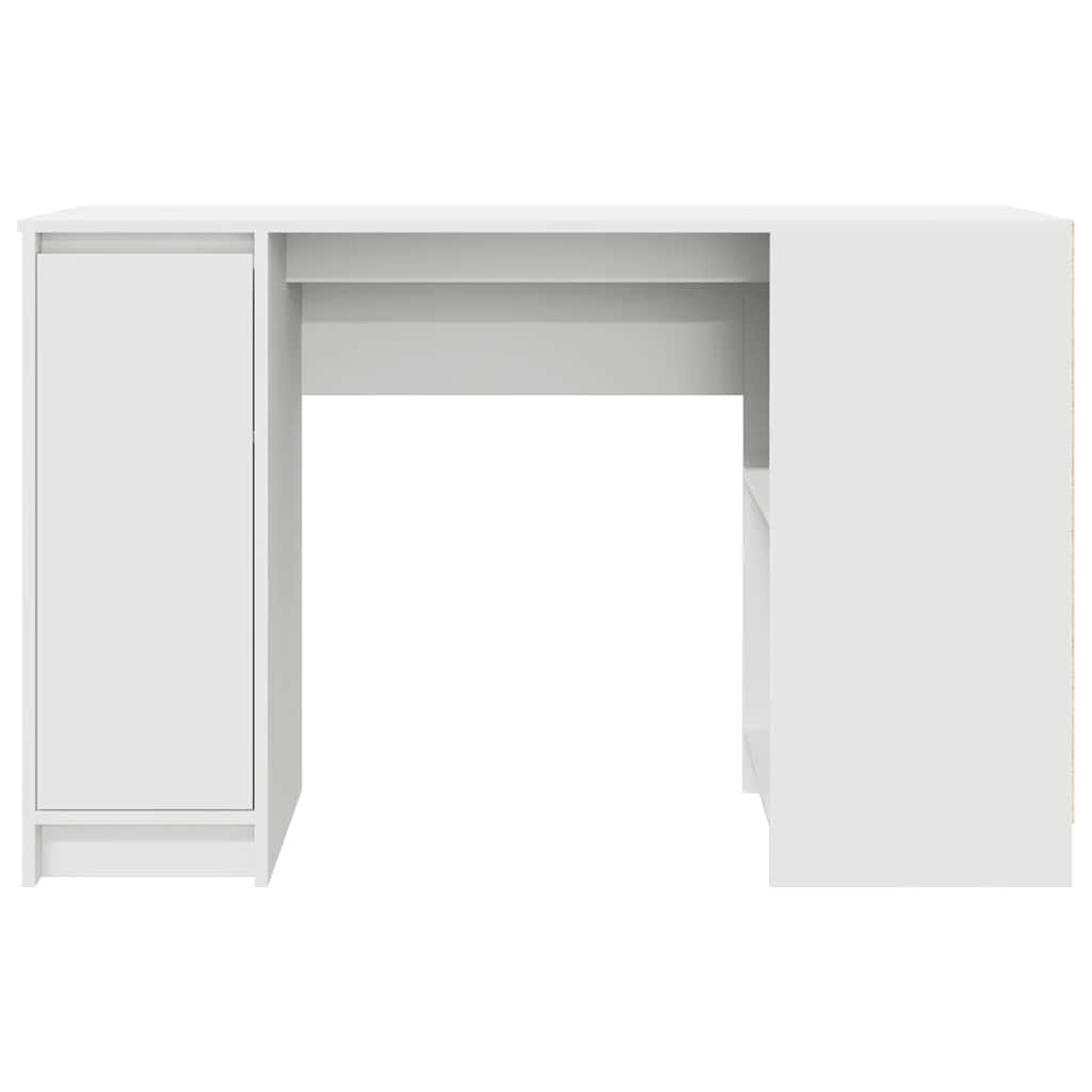 fehér forgácslap íróasztal 120x42x76 cm