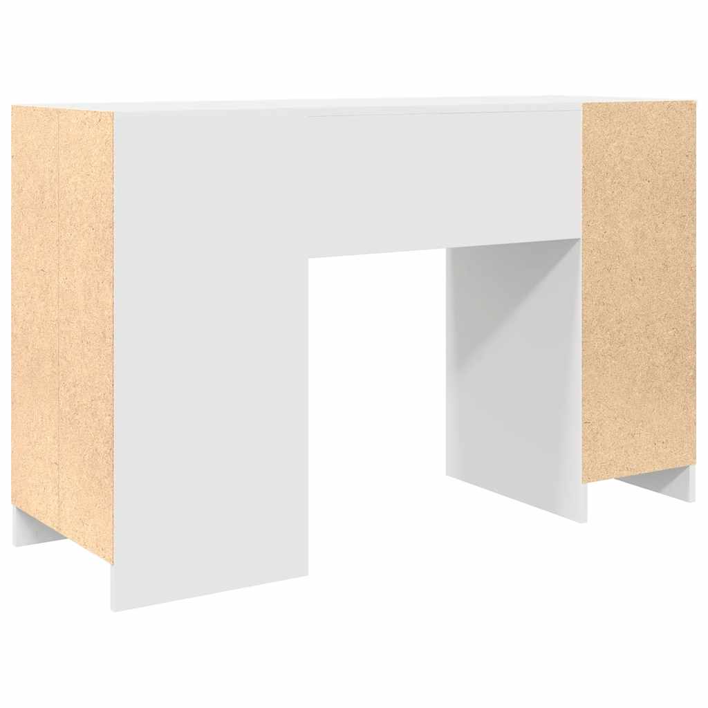 fehér forgácslap íróasztal 120x42x76 cm