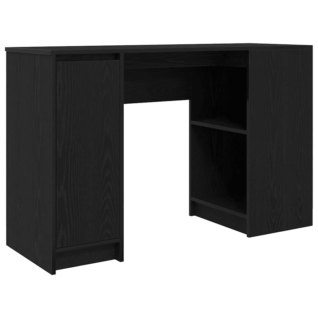 fekete tölgy forgácslap íróasztal 120x42x76 cm
