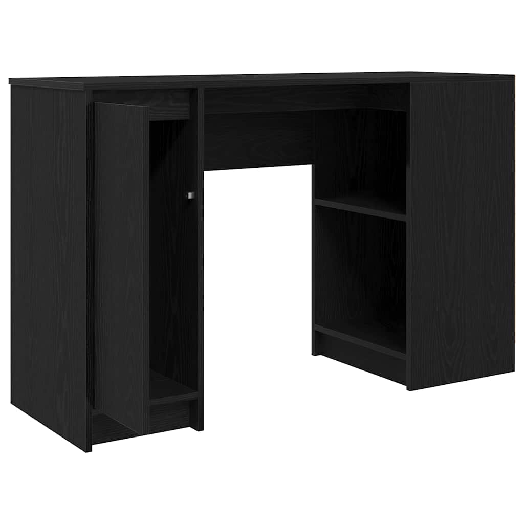 fekete tölgy forgácslap íróasztal 120x42x76 cm