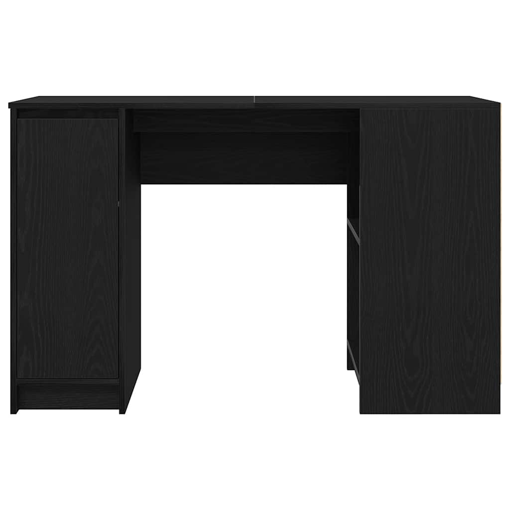 fekete tölgy forgácslap íróasztal 120x42x76 cm