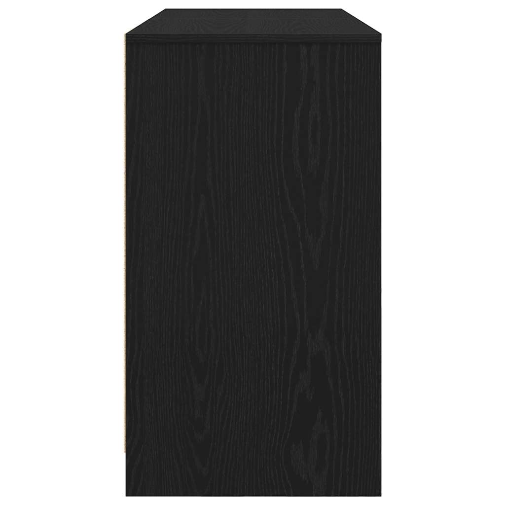 fekete tölgy forgácslap íróasztal 120x42x76 cm