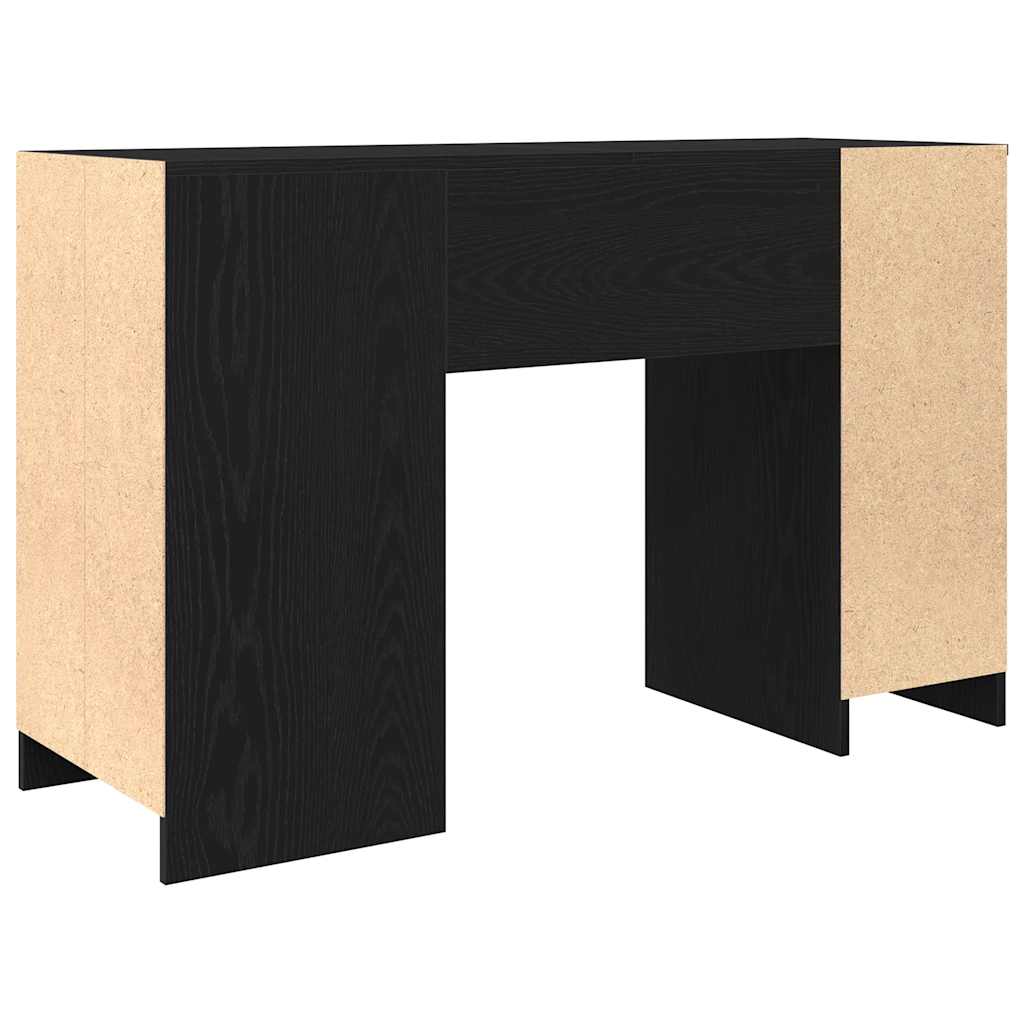 fekete tölgy forgácslap íróasztal 120x42x76 cm
