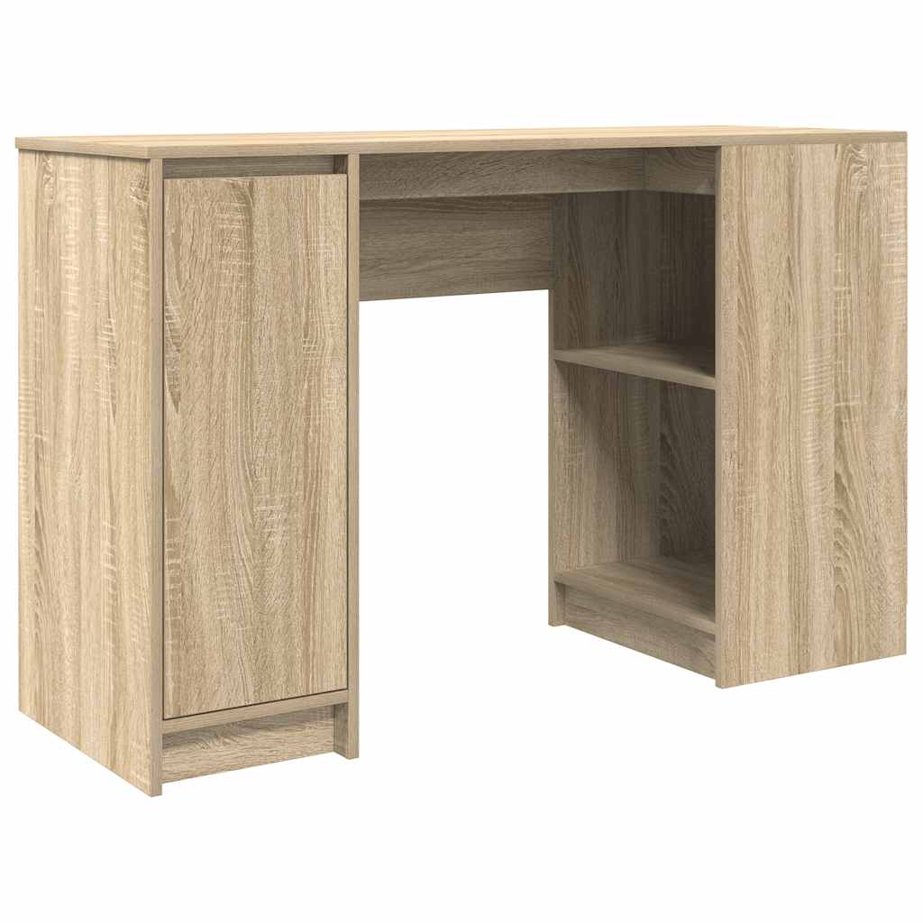 sonomatölgy színű forgácslap íróasztal 120x42x76 cm