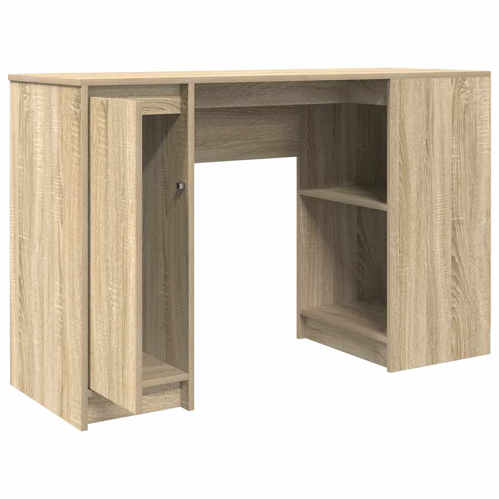 sonomatölgy színű forgácslap íróasztal 120x42x76 cm