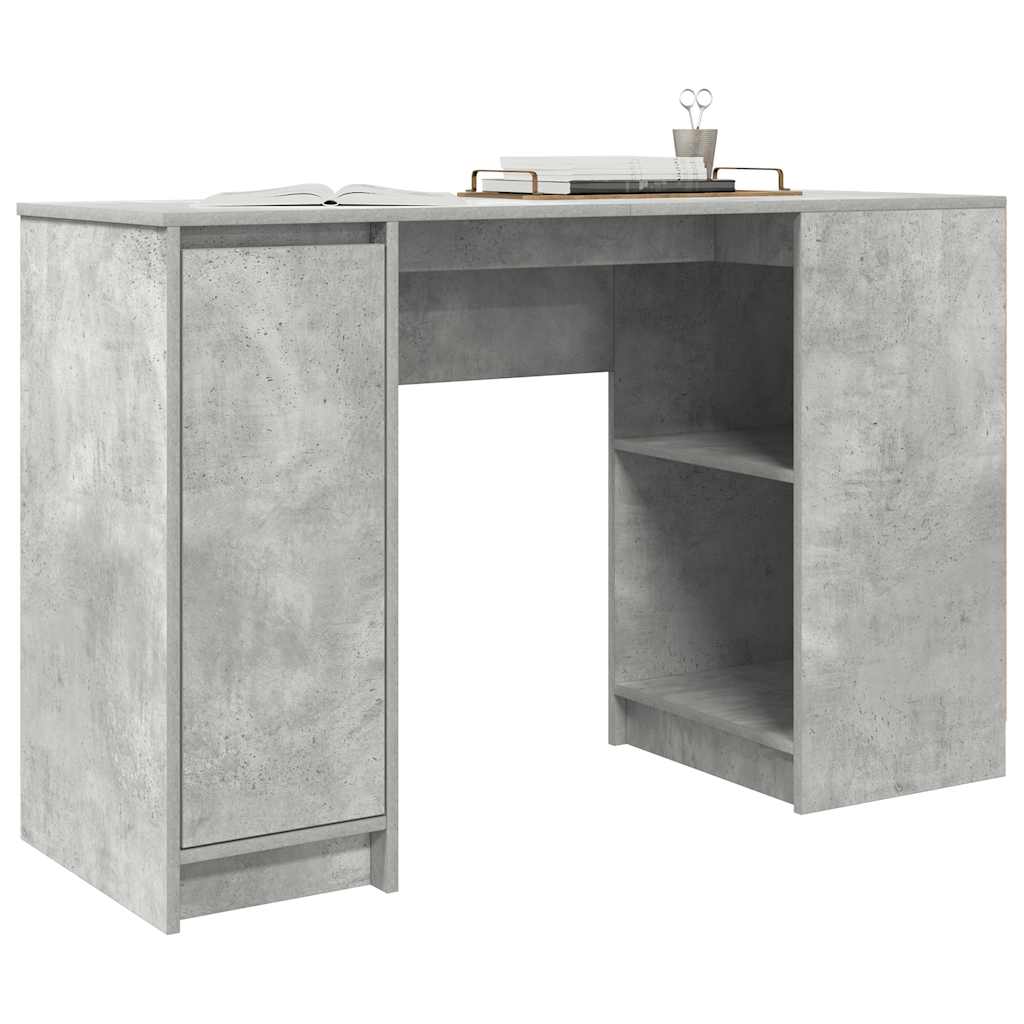 betonszürke forgácslap íróasztal 120x42x76 cm