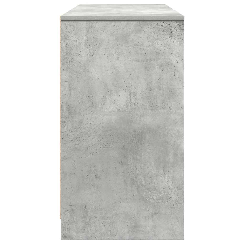 betonszürke forgácslap íróasztal 120x42x76 cm