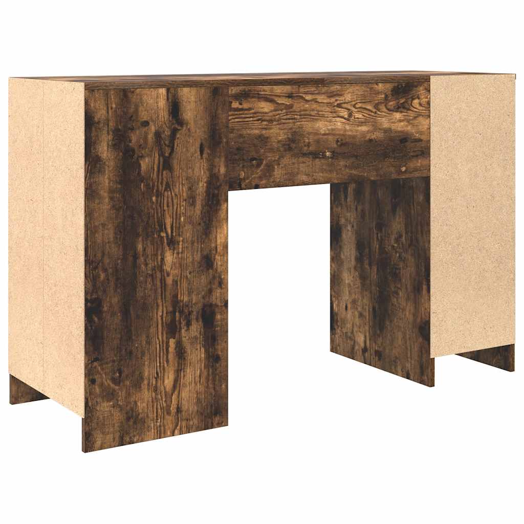 füstös tölgy színű szerelt fa íróasztal 120x42x76 cm