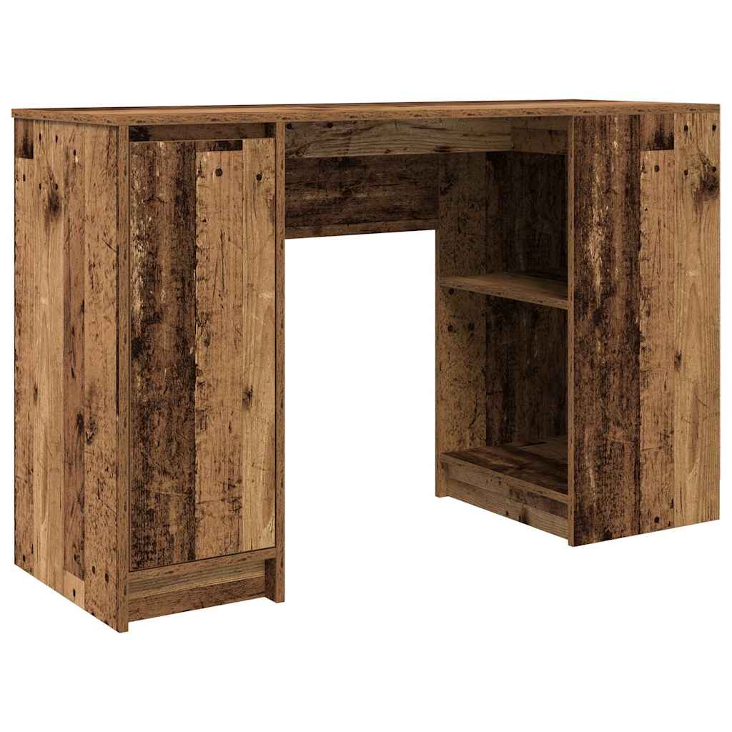 antik fa szerelt fa íróasztal 120x42x76 cm