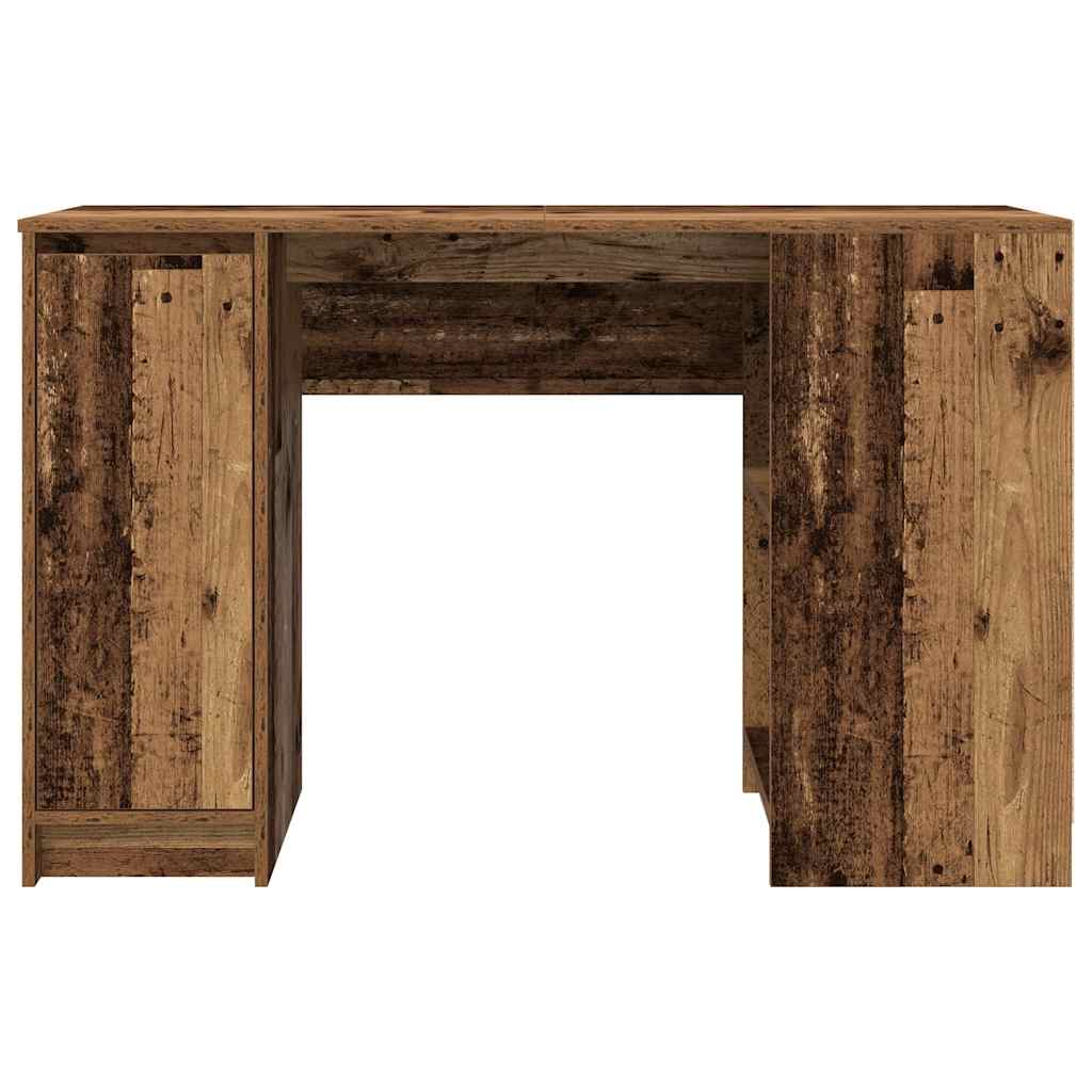 antik fa szerelt fa íróasztal 120x42x76 cm