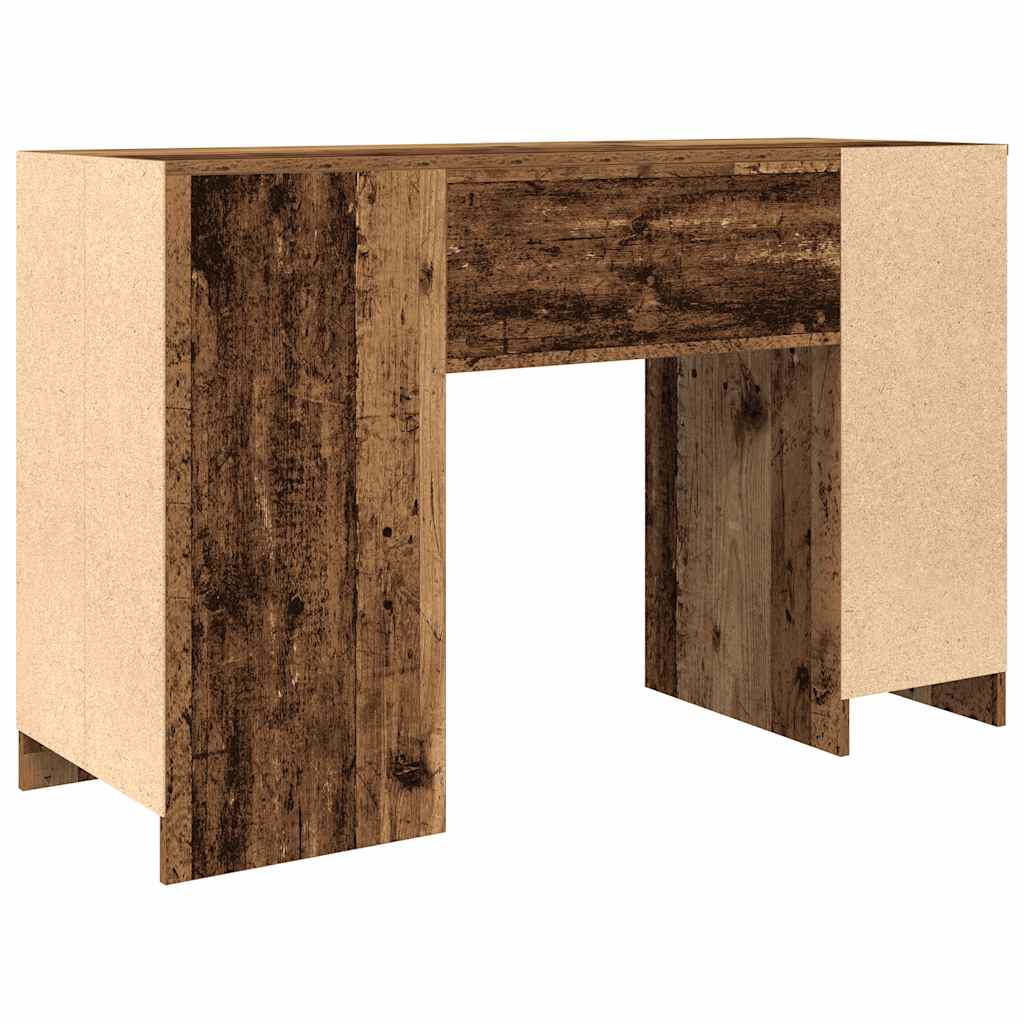 antik fa szerelt fa íróasztal 120x42x76 cm