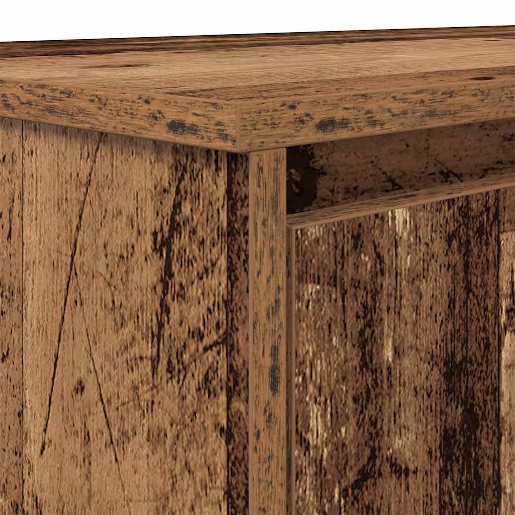 antik fa szerelt fa íróasztal 120x42x76 cm