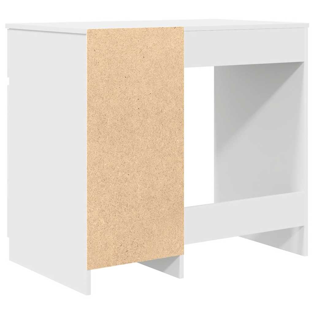 fehér forgácslap íróasztal 86x49x76 cm