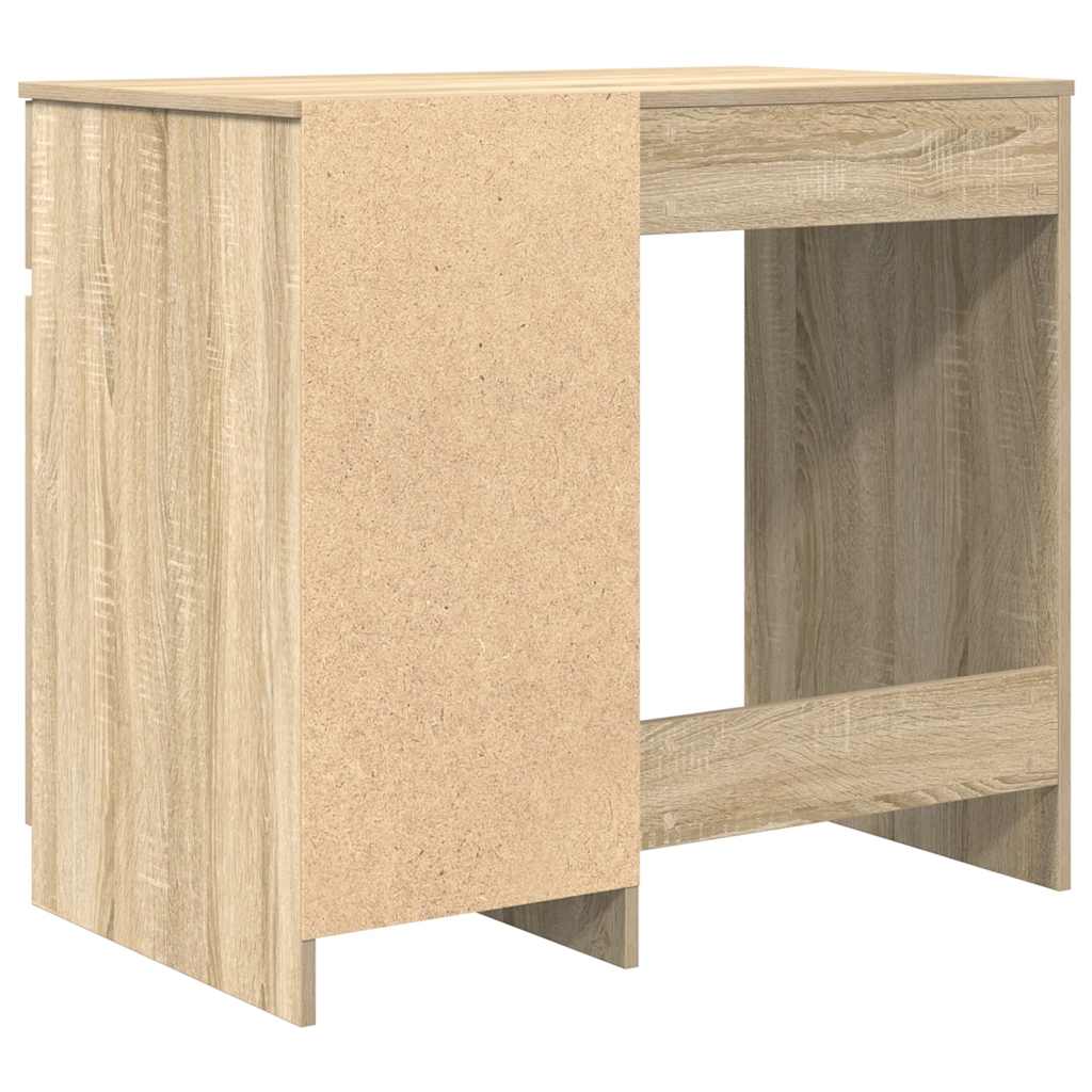 sonomatölgy színű forgácslap íróasztal 86x49x76 cm