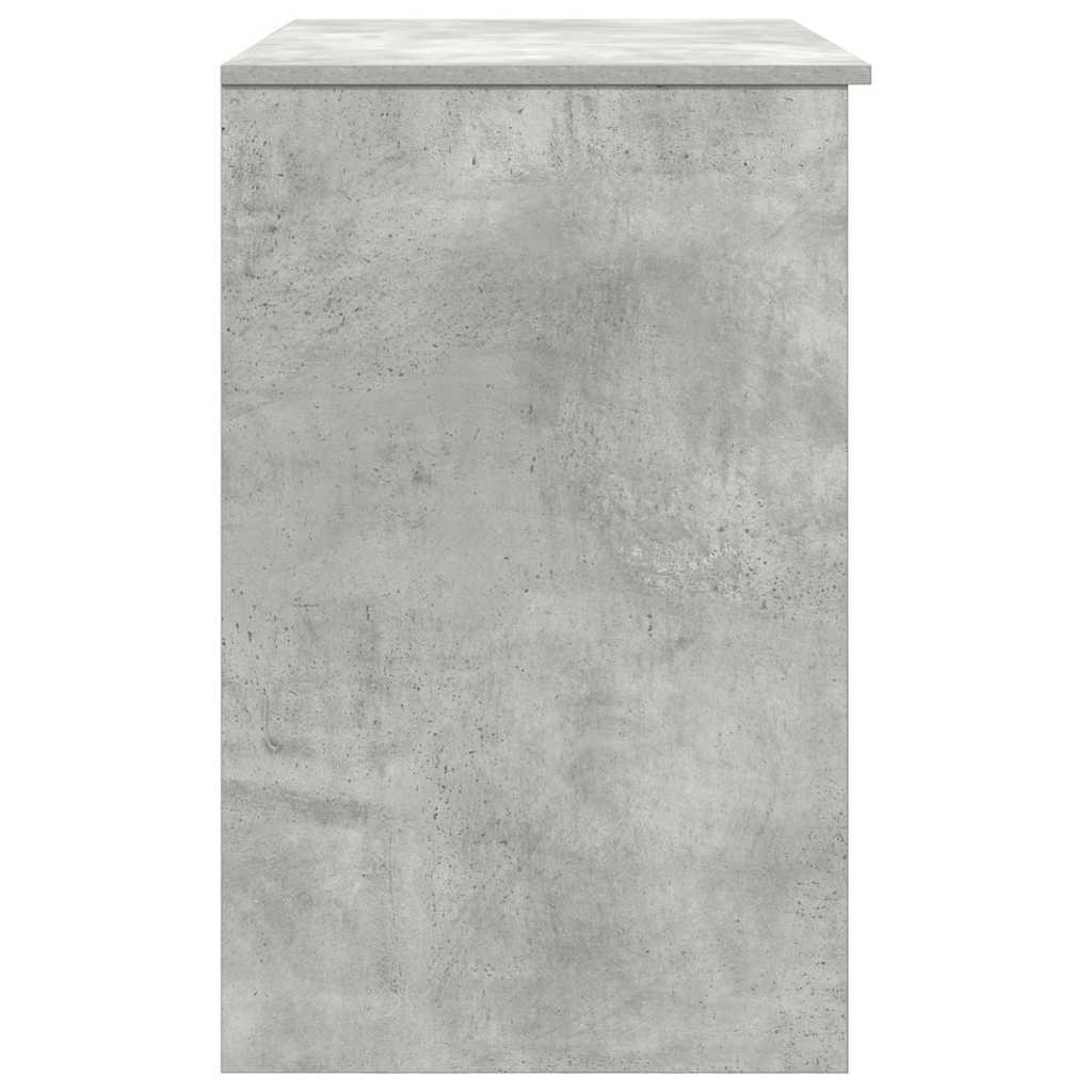 betonszürke forgácslap íróasztal 86x49x76 cm