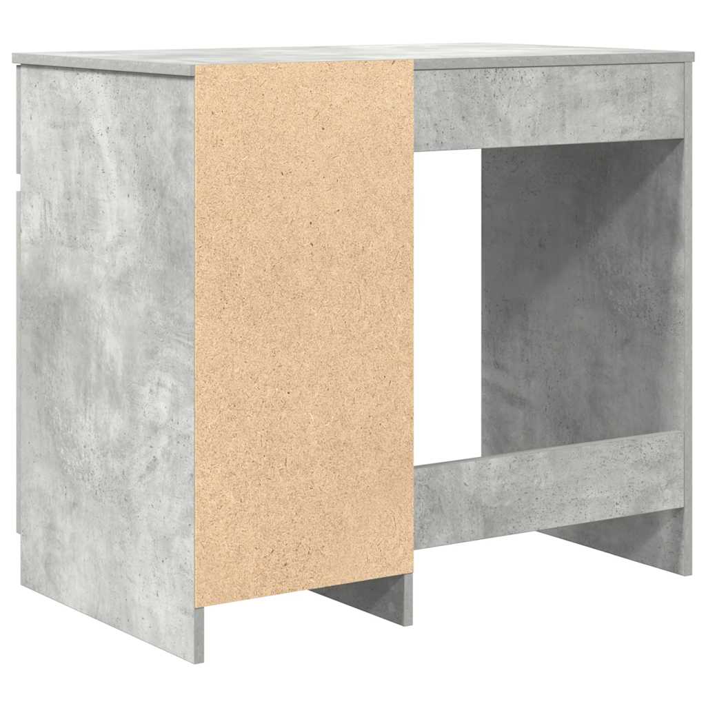 betonszürke forgácslap íróasztal 86x49x76 cm