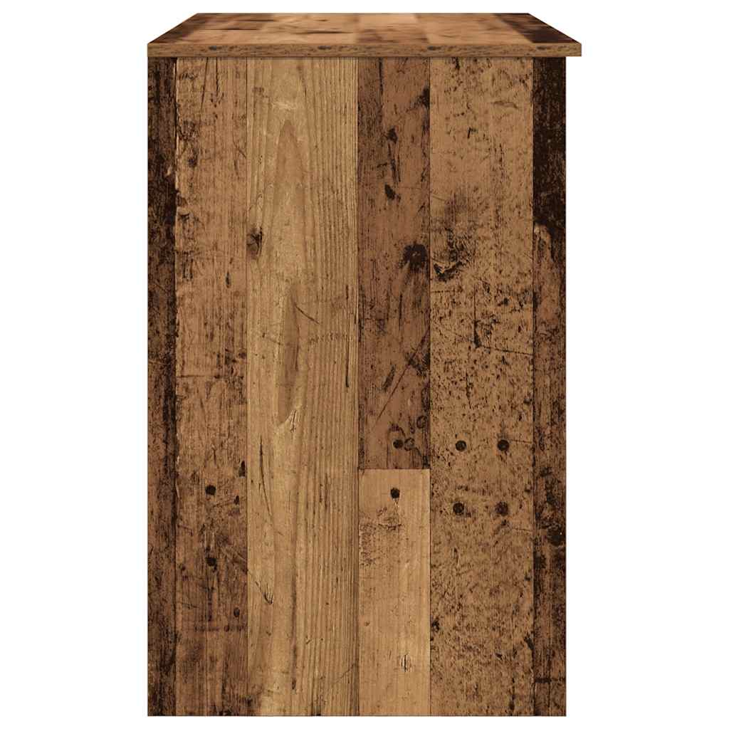 antik fa szerelt fa íróasztal 86x49x76 cm