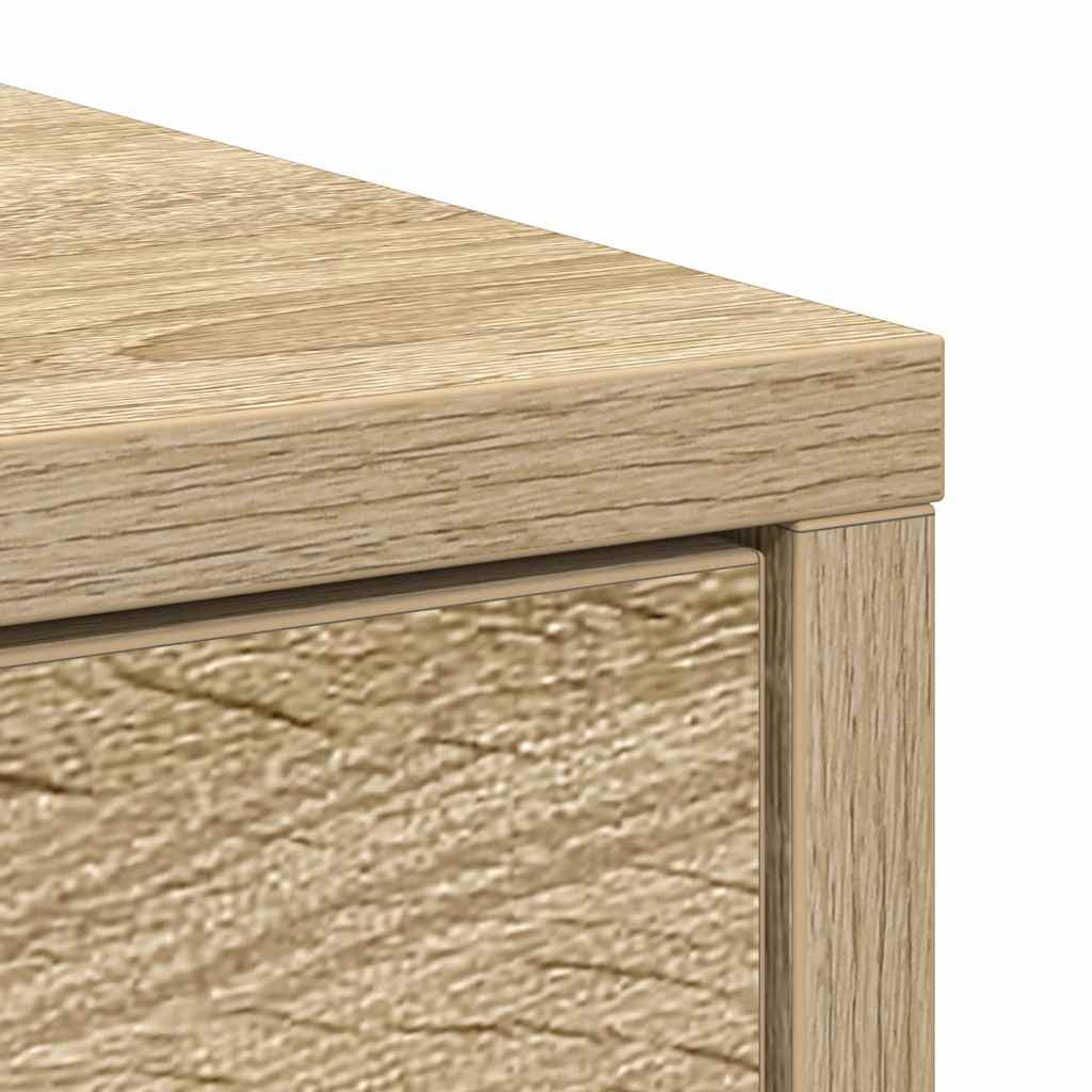 sonoma tölgy komód fiókokkal és ajtókkal 70,5x34x74,5 cm