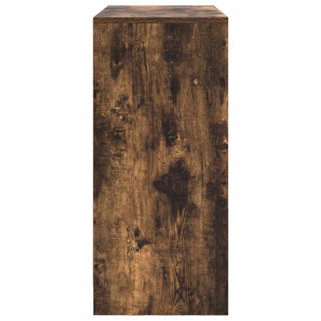 füstölt tölgy komód fiókokkal és ajtókkal 70,5x34x74,5 cm