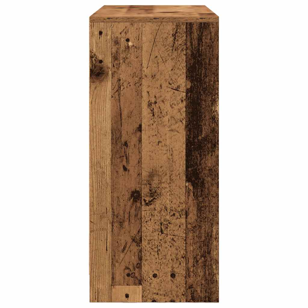 antik fa komód fiókokkal és ajtókkal 70,5x34x74,5 cm