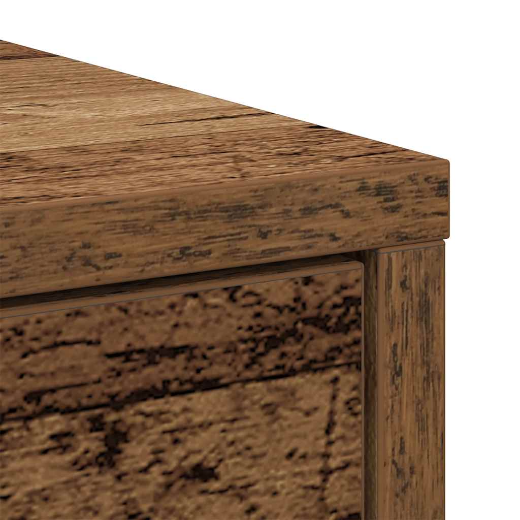 antik fa komód fiókokkal és ajtókkal 70,5x34x74,5 cm