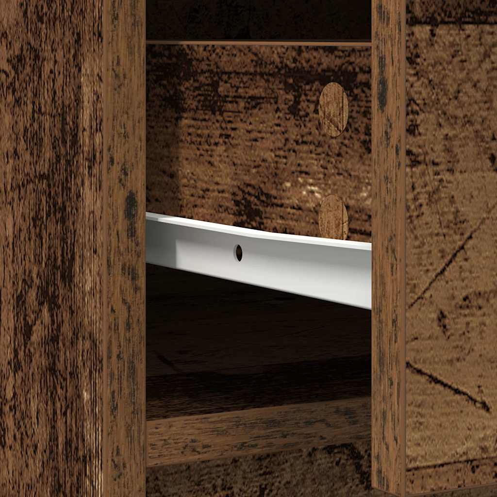 antik fa komód fiókokkal és ajtókkal 70,5x34x74,5 cm