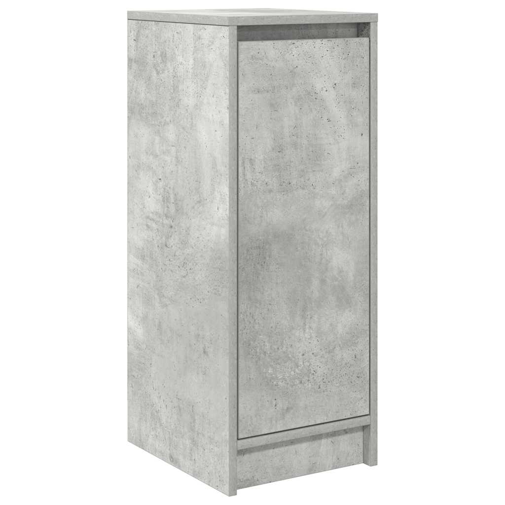 betonszürke szerelt fa cipőszekrény 29,5x34x76 cm