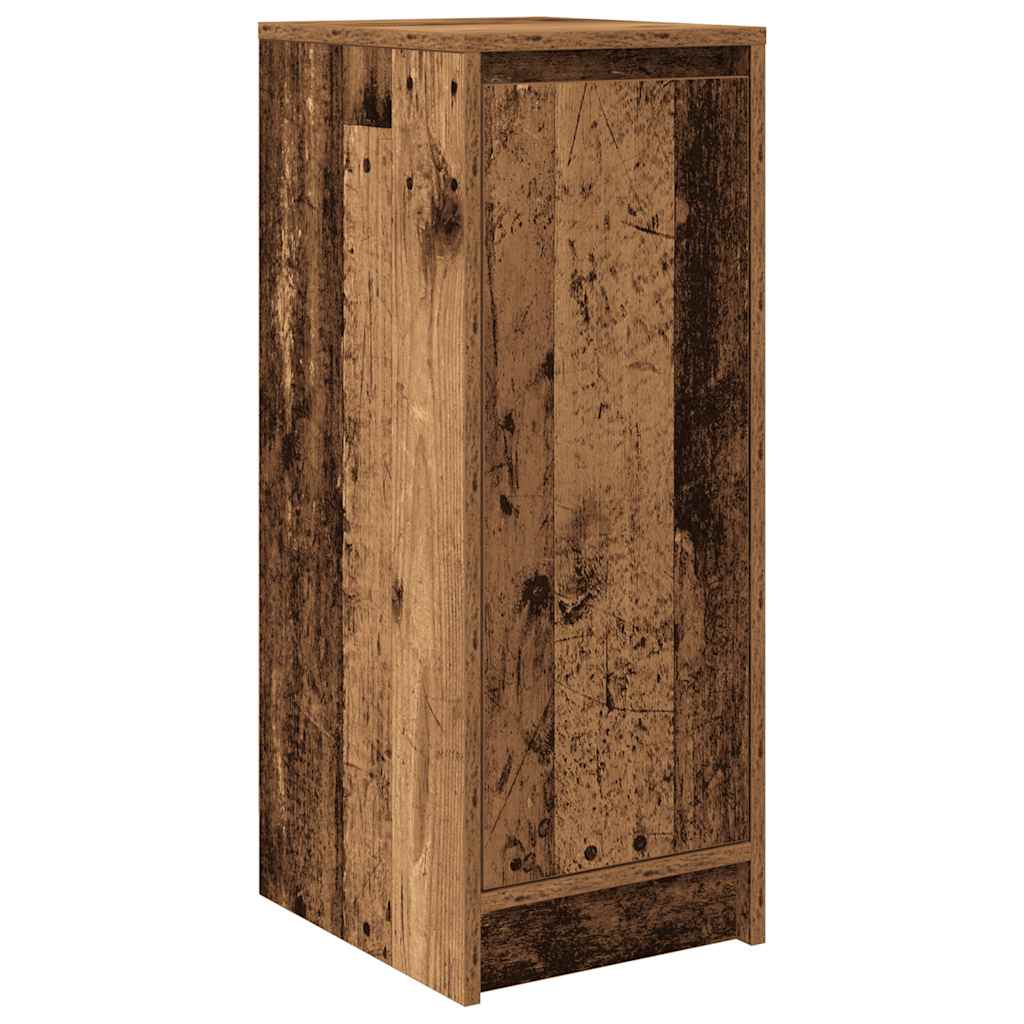 antik fa színű szerelt fa cipősszekrény 29,5x34x76 cm