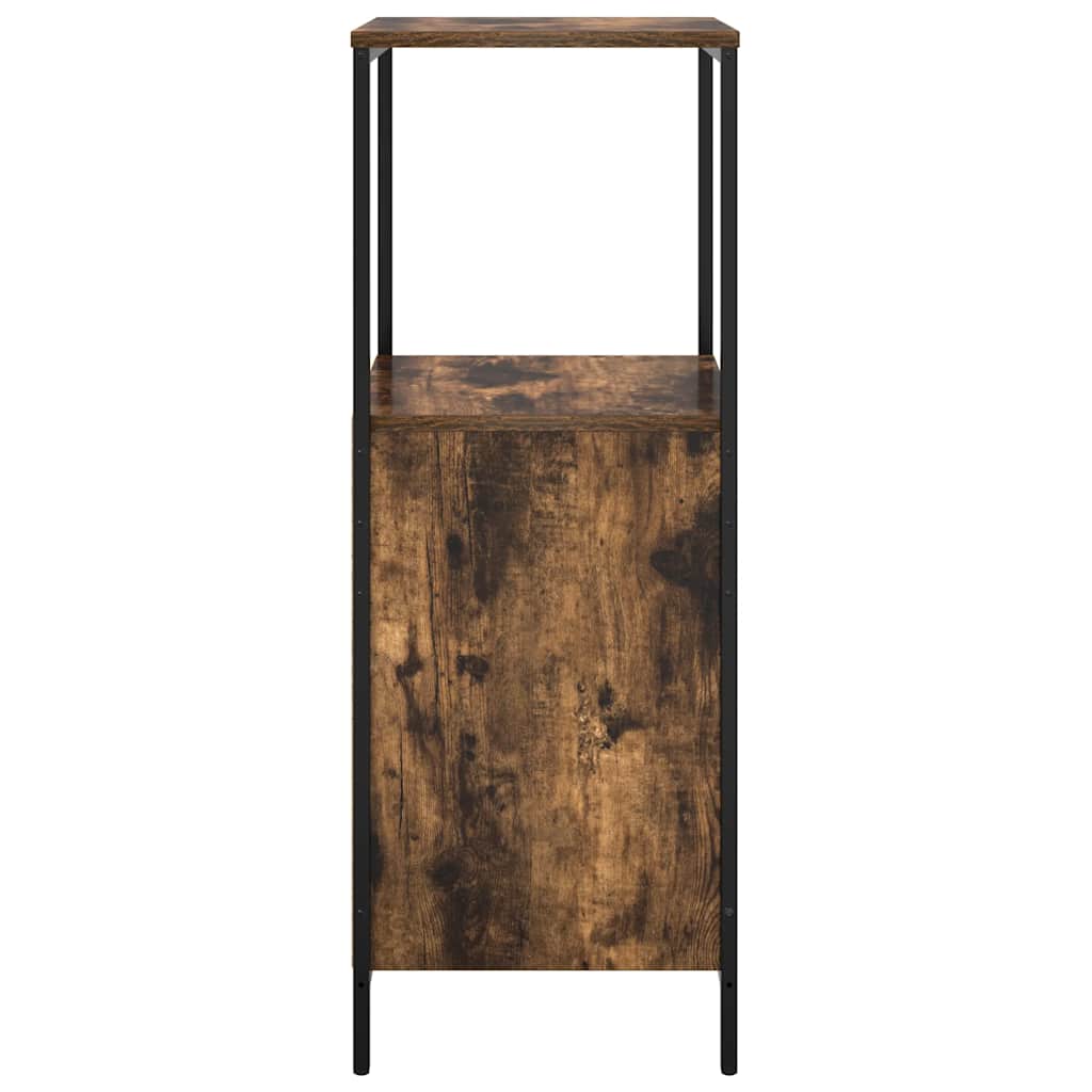 füstölt tölgy fürdőszobaszekrény polcokkal 36x35x95 cm