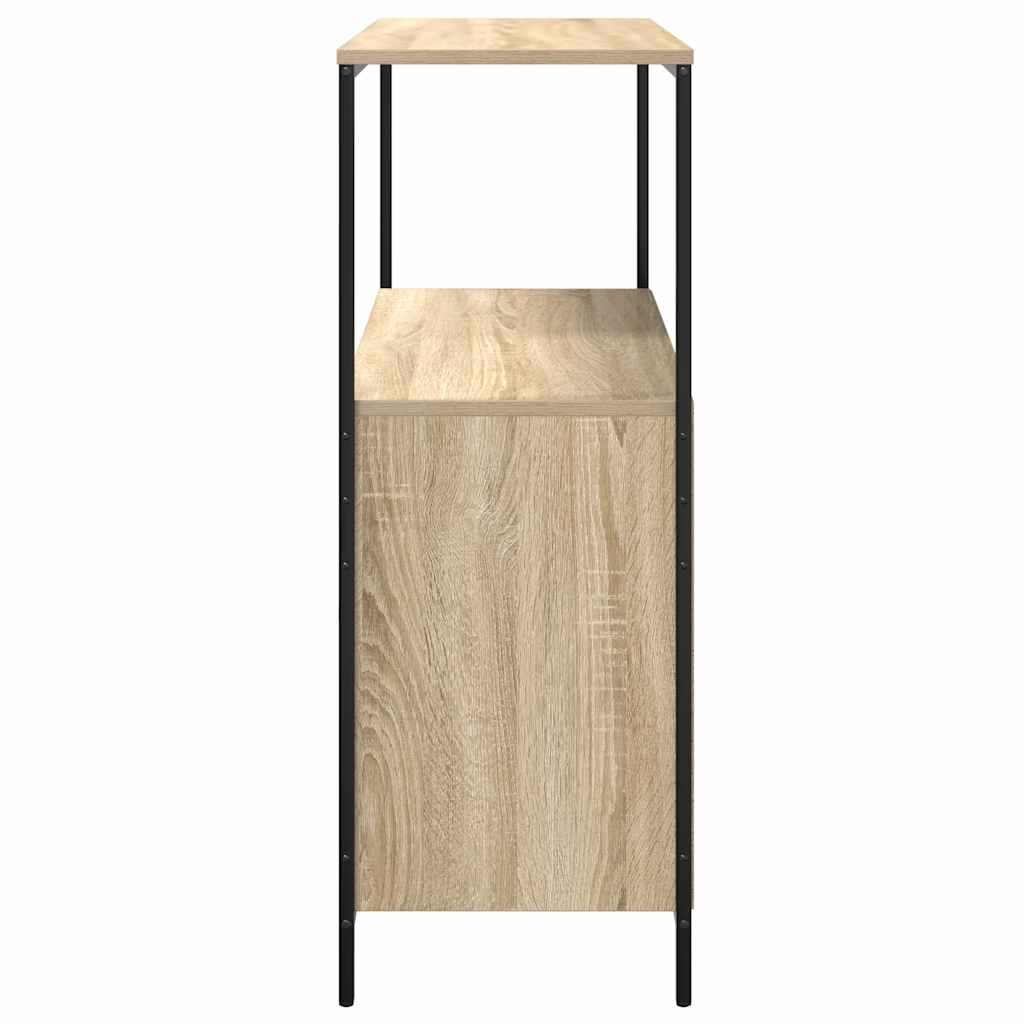 tölgy színű fürdőszobaszekrény polcokkal 76,5x35x95 cm