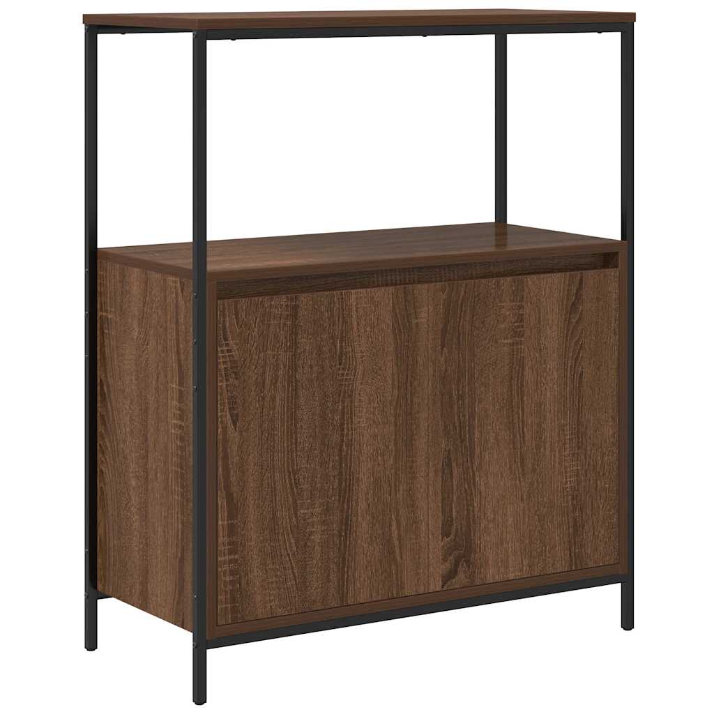 barna tölgy fürdőszobaszekrény polcokkal 76,5x35x95 cm