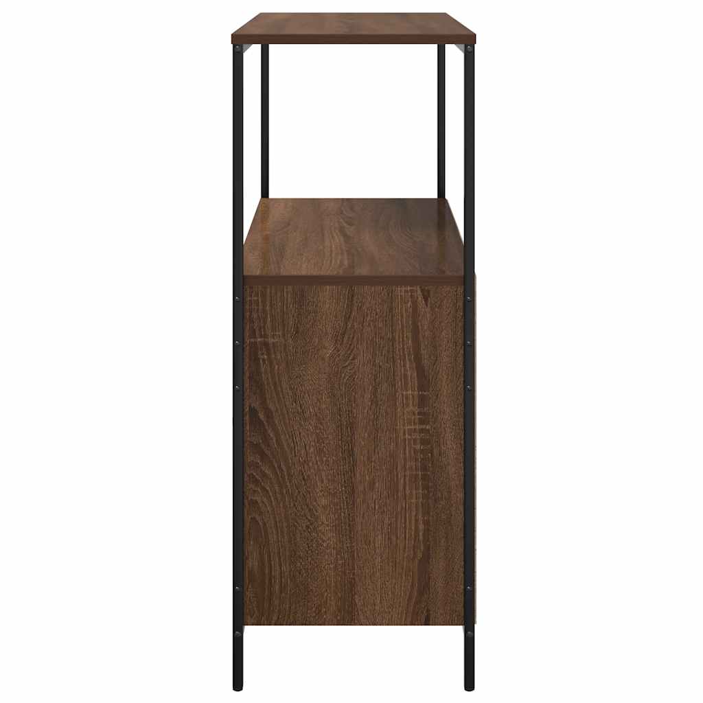 barna tölgy fürdőszobaszekrény polcokkal 76,5x35x95 cm