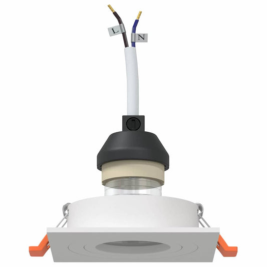 Spotlámpa 24 db Fehér 9 x 9 x 2 cm Alumínium
