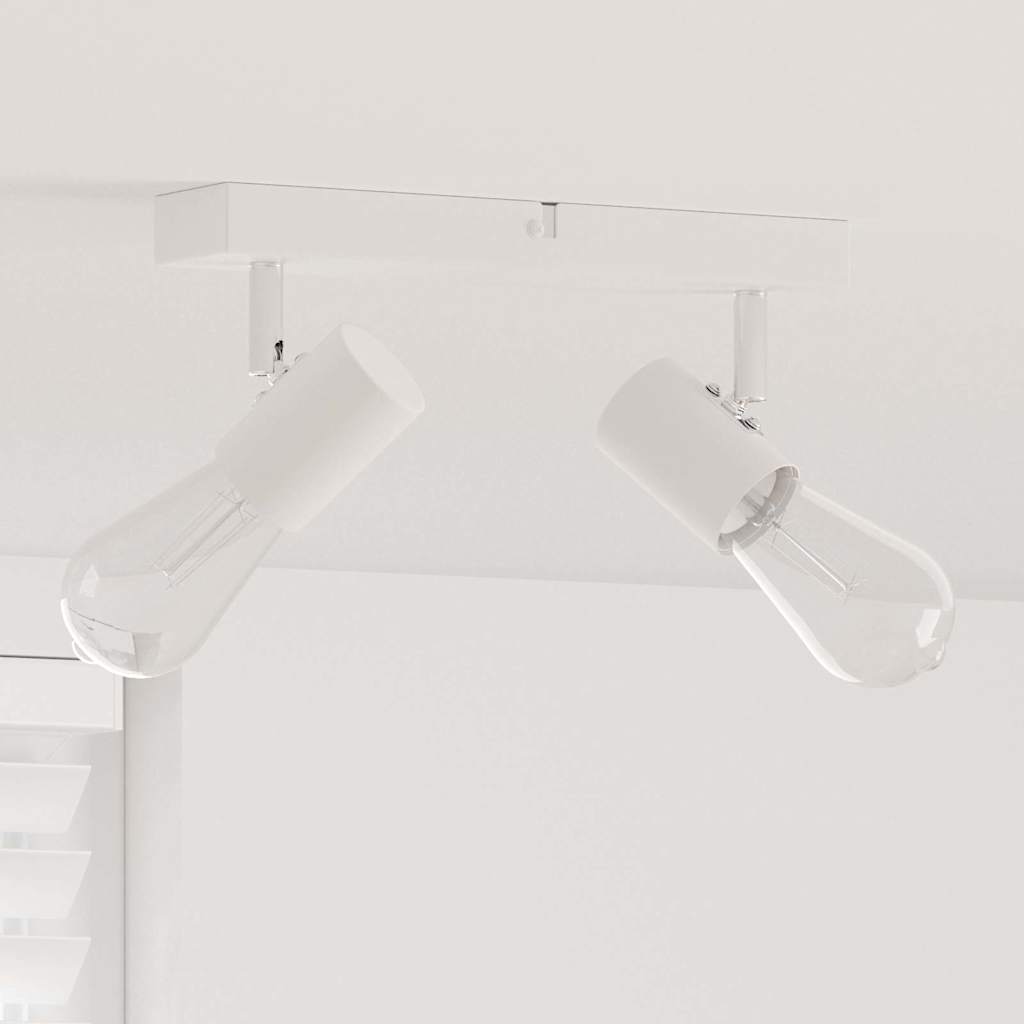 Mennyezeti spotlámpa fényszórókkal Fehér 26 x 6,5 x 11,5 cm Fém