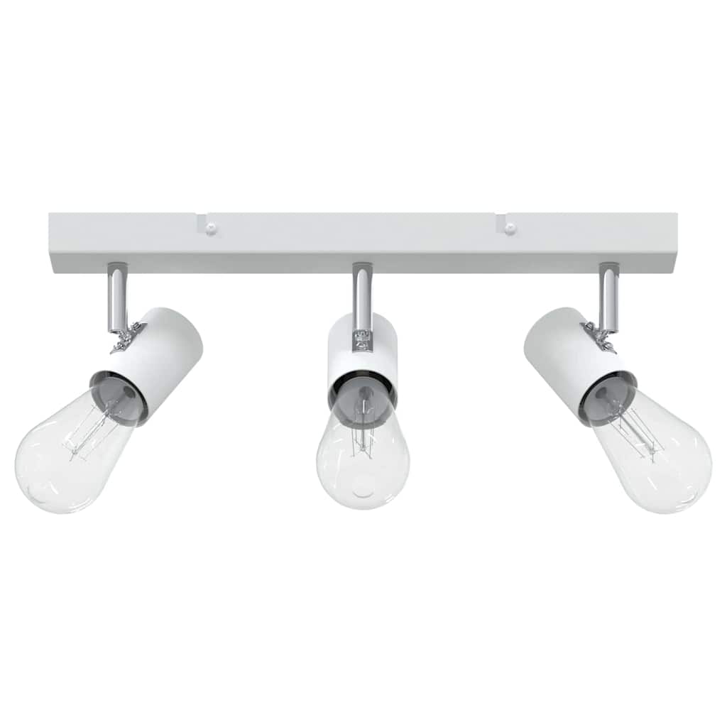 Mennyezeti spotlámpa fényszórókkal Fehér 38 x 6,5 x 11,5 cm Fém