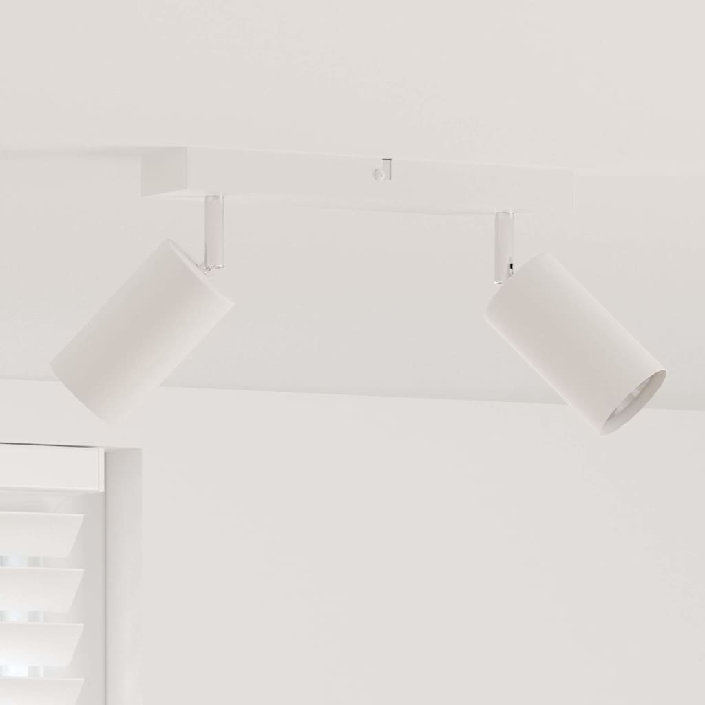 Mennyezeti spotlámpa fényszórókkal Fehér 26 x 6 x 16 cm Fém
