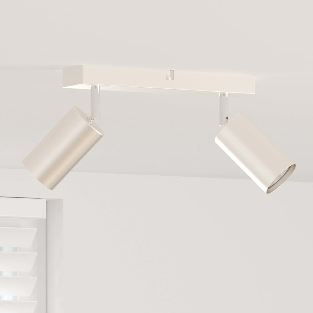 Mennyezeti spotlámpa fényszórókkal Nikkel 26 x 6 x 16 cm Fém