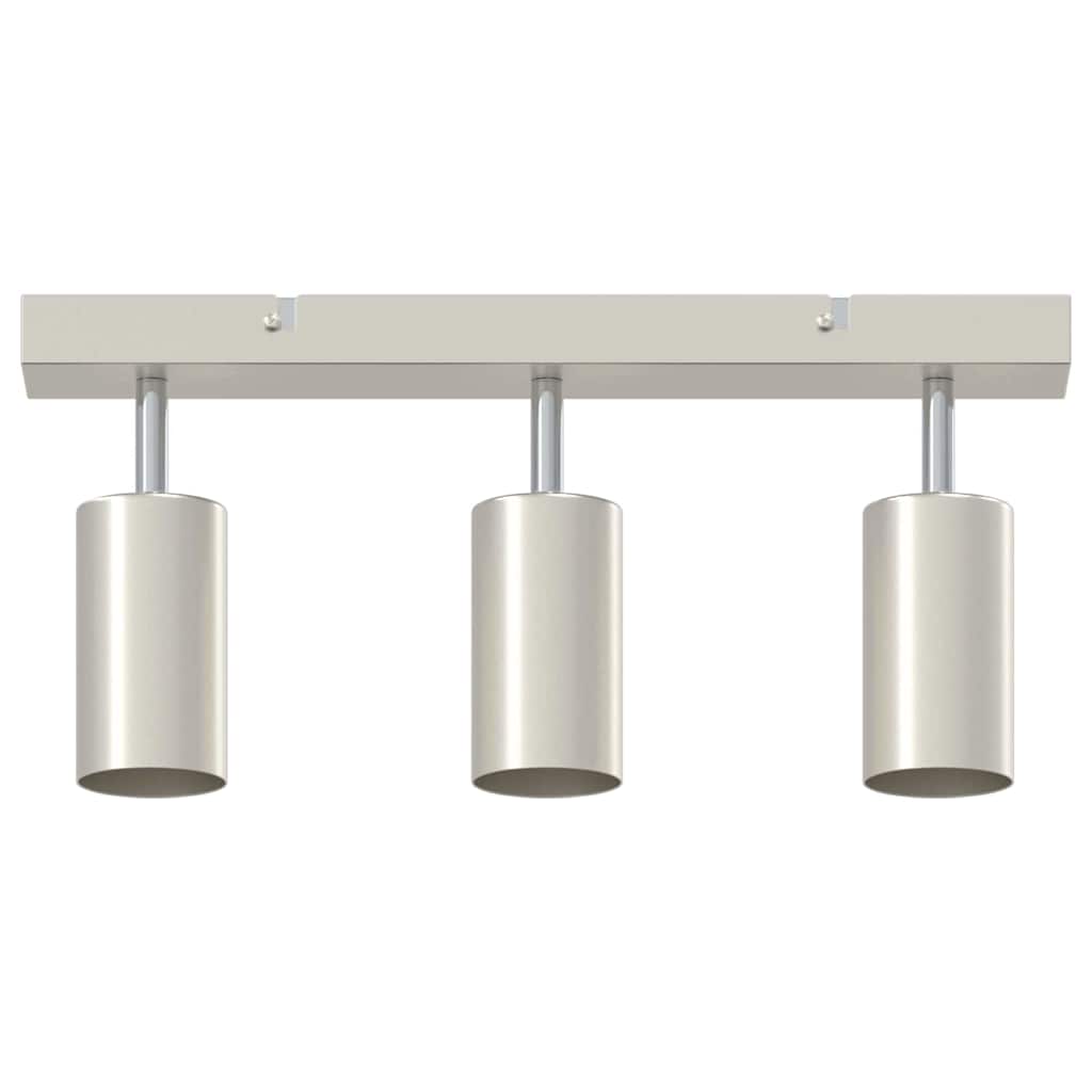 Mennyezeti spotlámpa fényszórókkal Nikkel 38 x 6 x 16 cm Fém