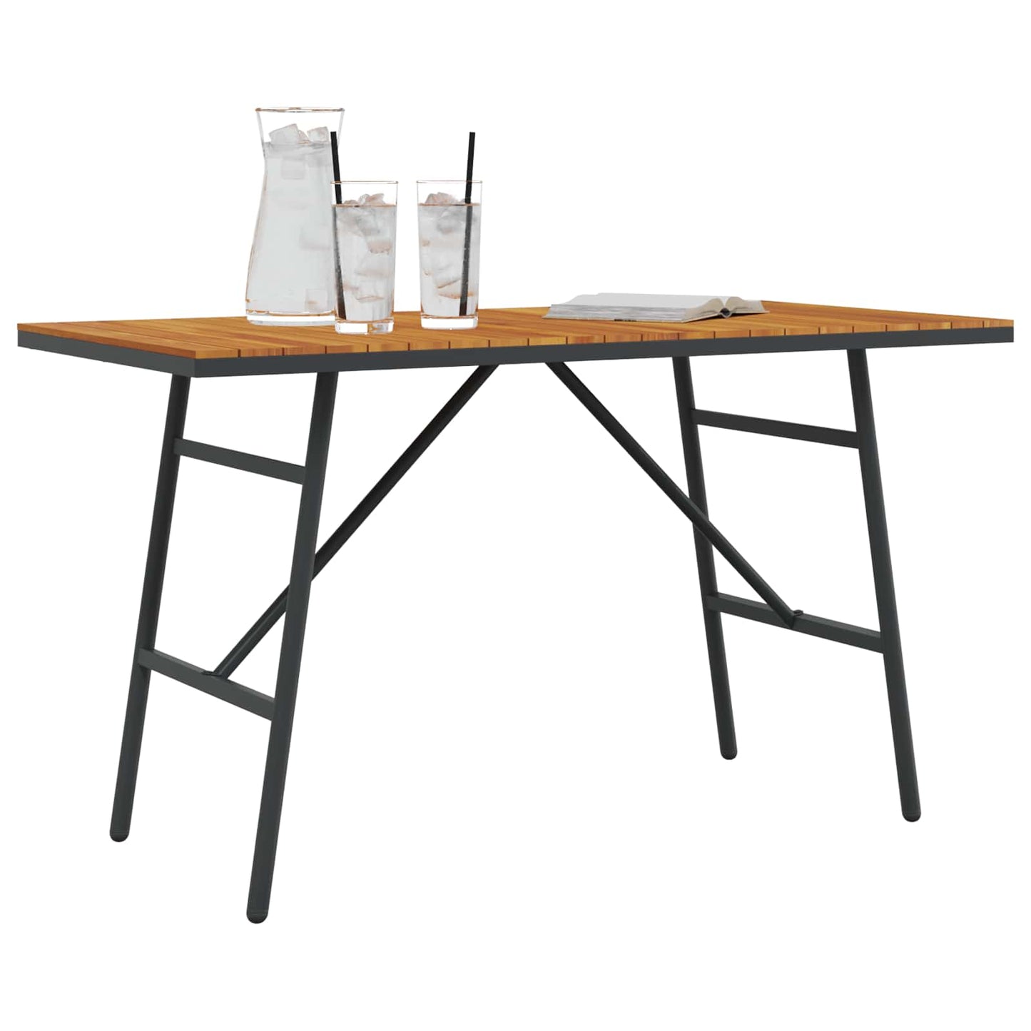 Étkezőasztal Barna 110 x 55 x 61,5 cm Tömör Akácfa