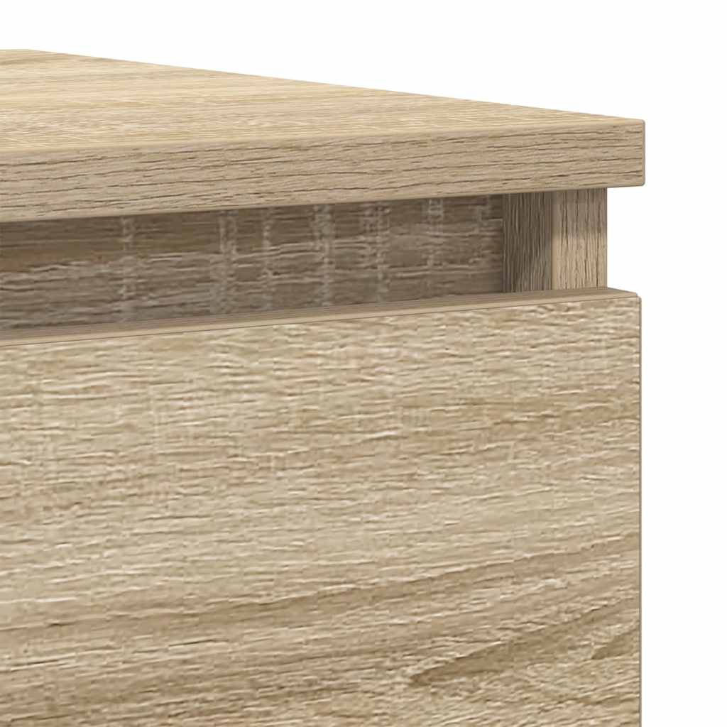 komód Sonoma tölgy 100x35x76 cm Gépelt fa