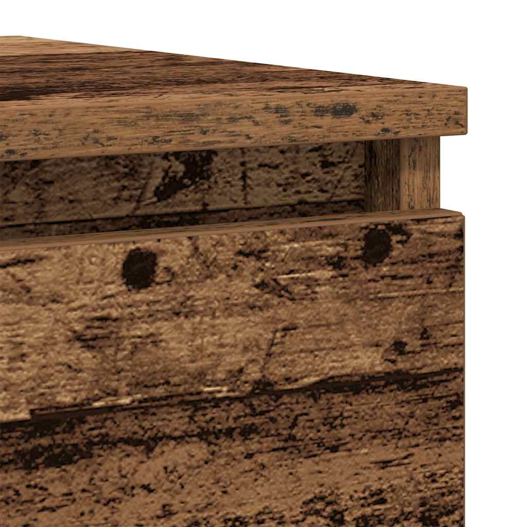 antik fa szerelt fa tálalószekrény 100x35x76 cm