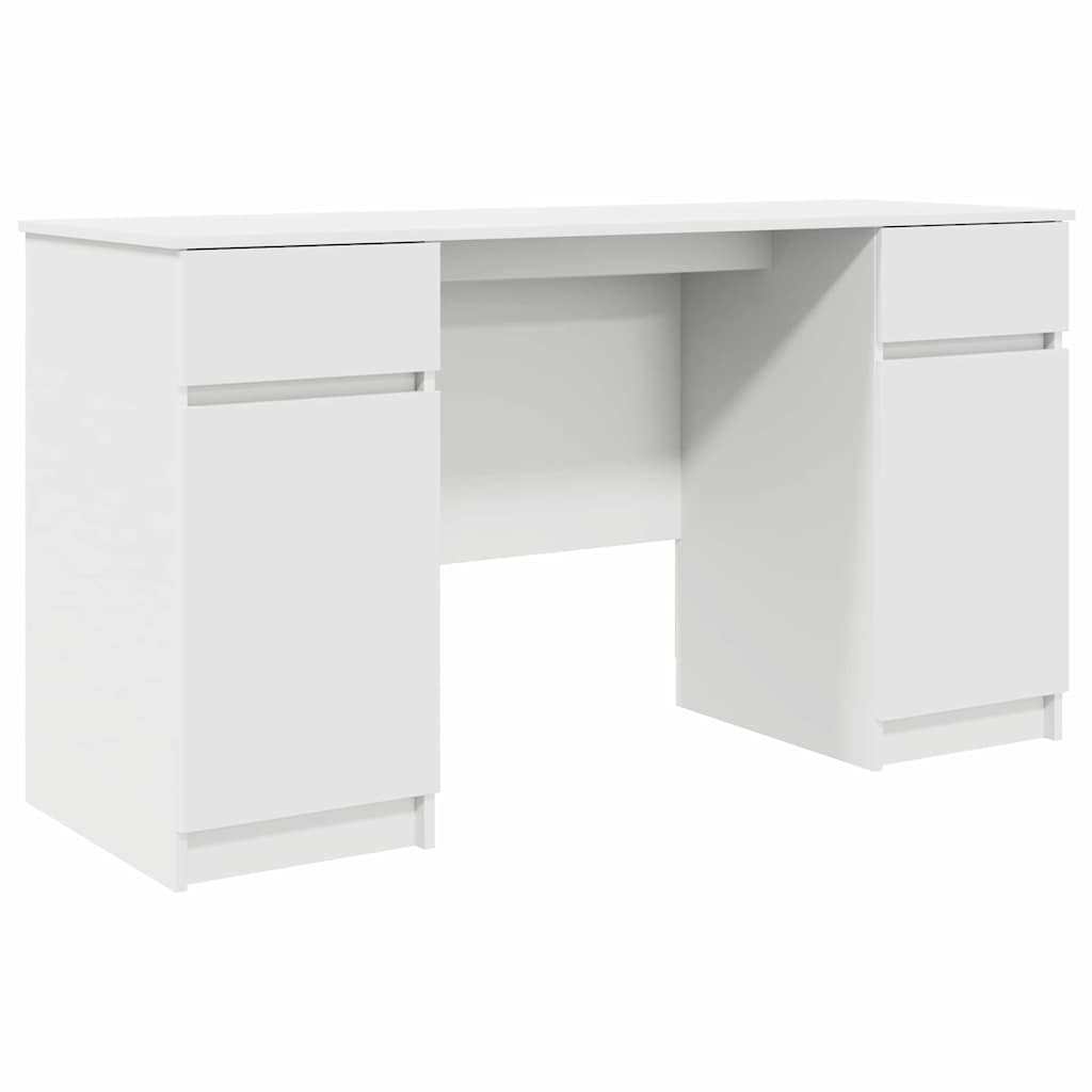 Asztal Fehér Szerelt fa 140 x 49 x 76 cm
