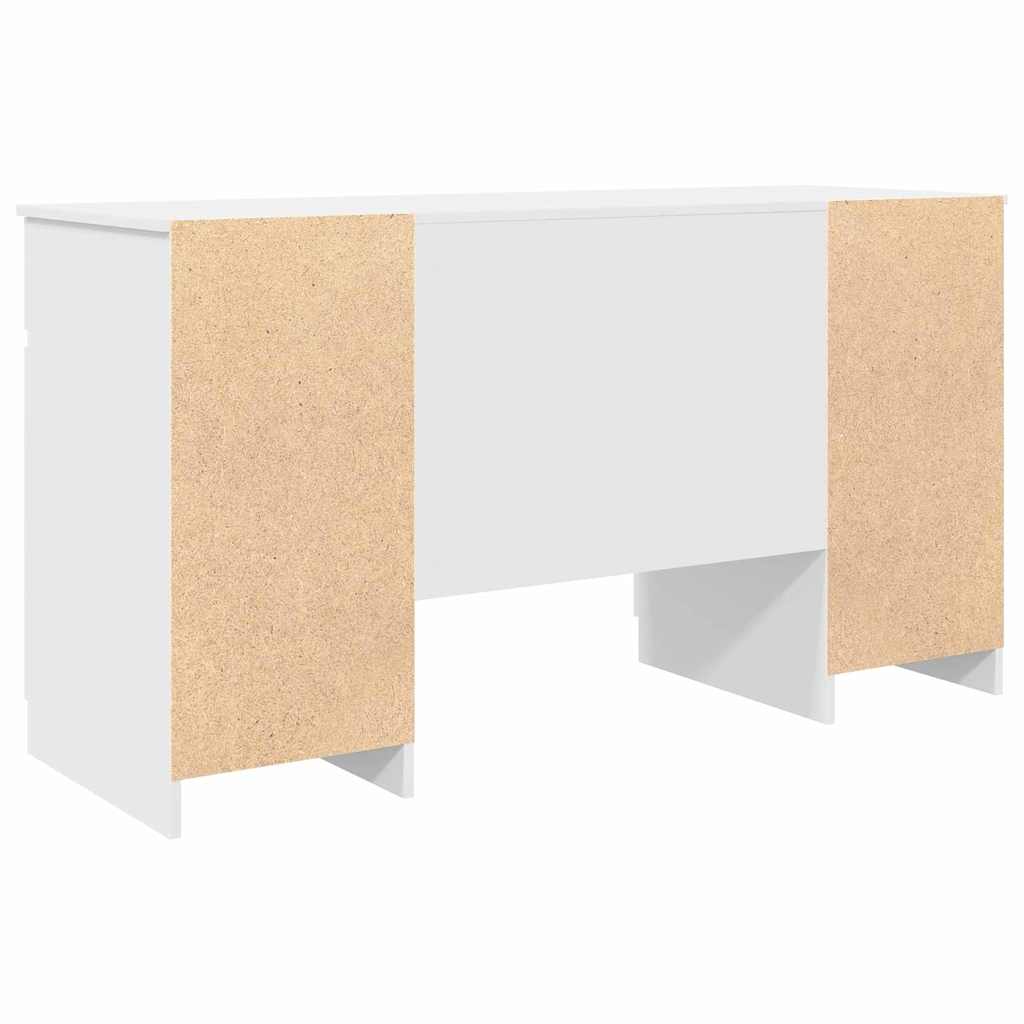Asztal Fehér Szerelt fa 140 x 49 x 76 cm