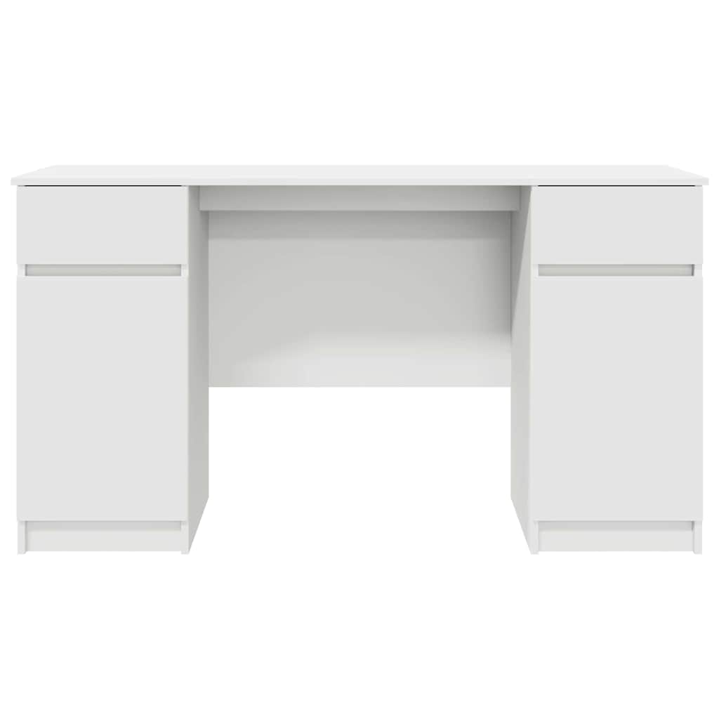 Asztal Fehér Szerelt fa 140 x 49 x 76 cm
