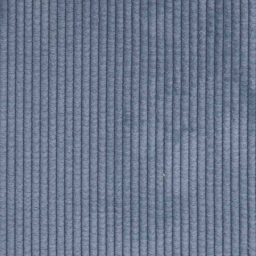 kék vászon 2 üléses kanapé L-alakú kanapéval 125 cm