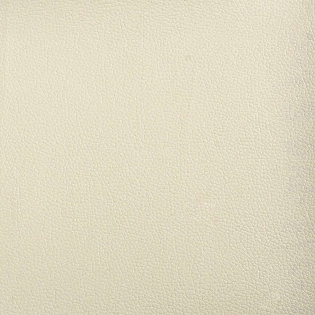 krémszínű műbőr 2 üléses kanapé L-alakú kanapéval 125 cm