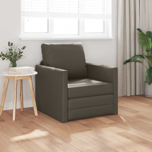 Kanapéágy 60cm Szürke Mübőr