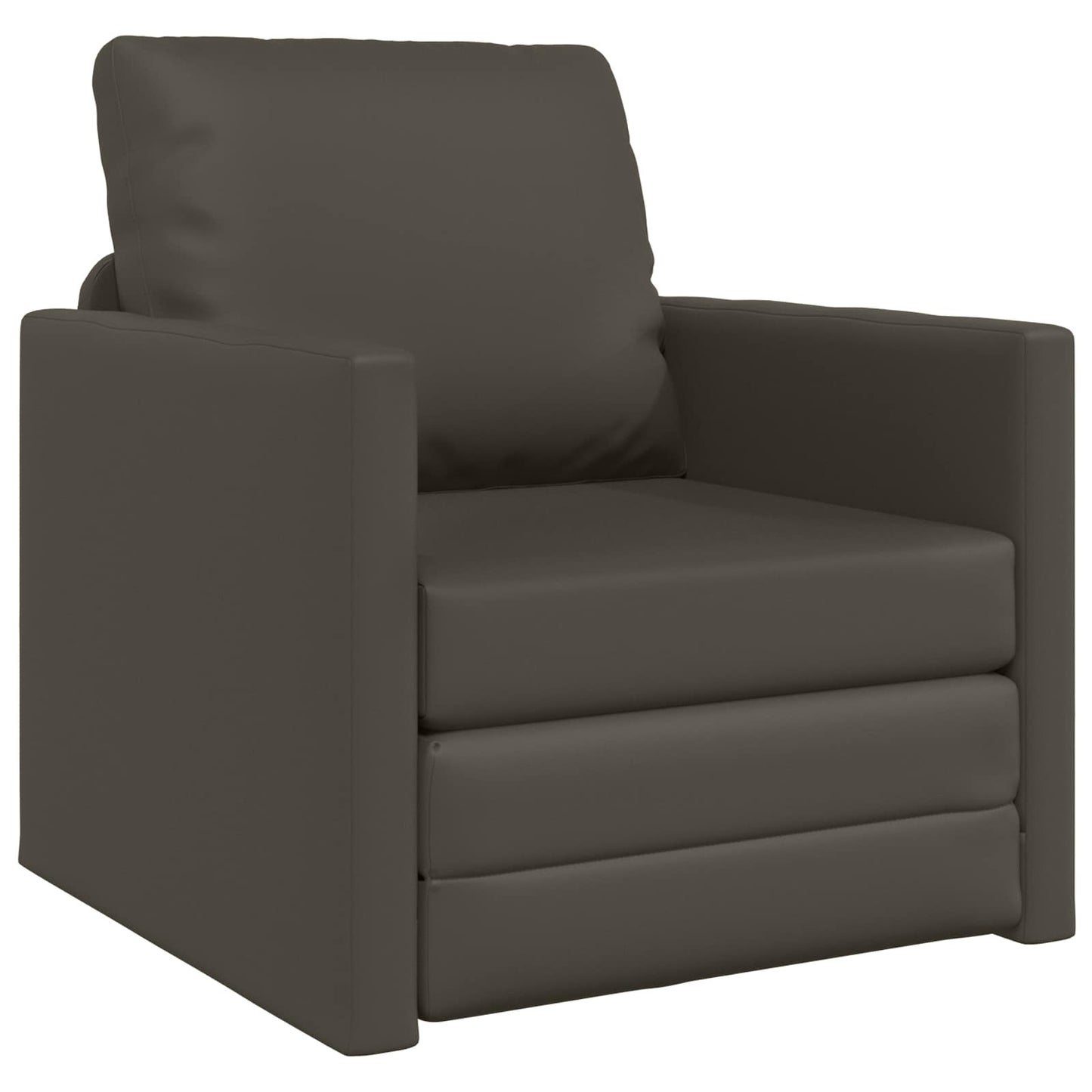 Kanapéágy 60cm Szürke Mübőr