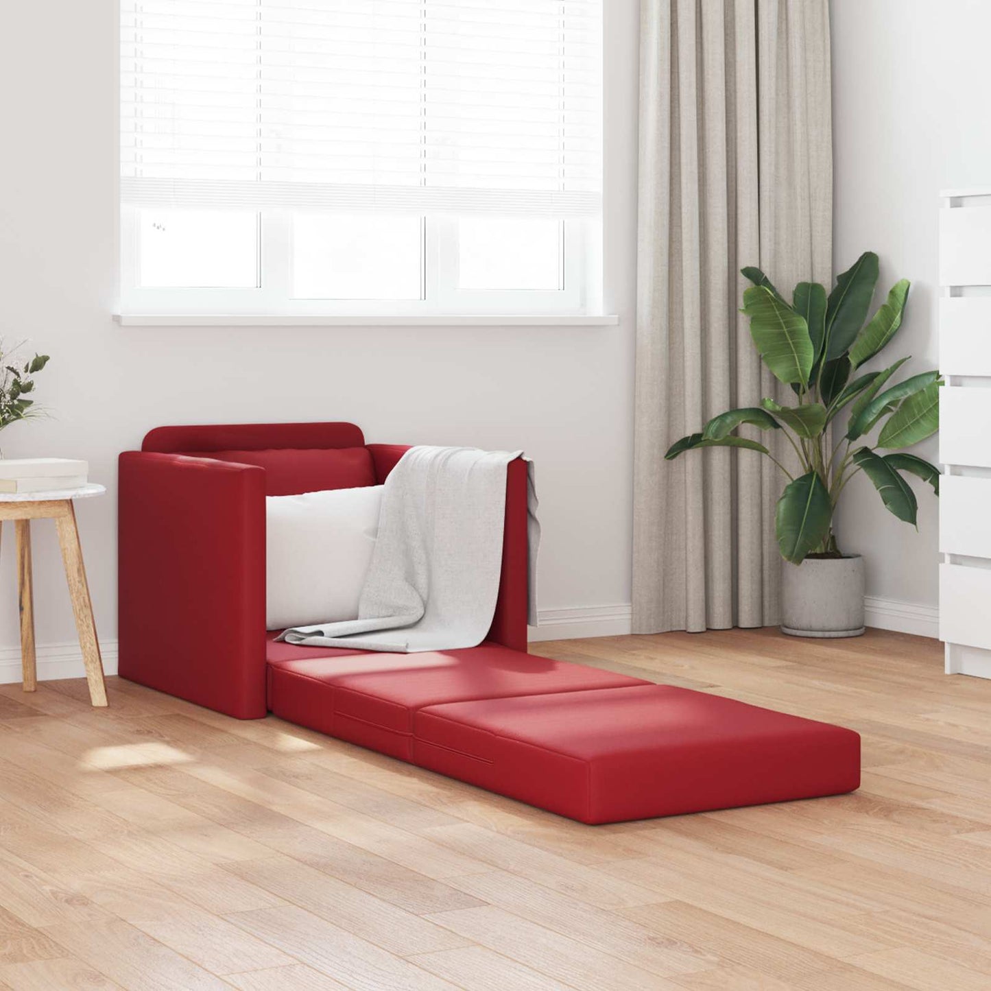 Kanapéágy 60cm Bordó Mübőr