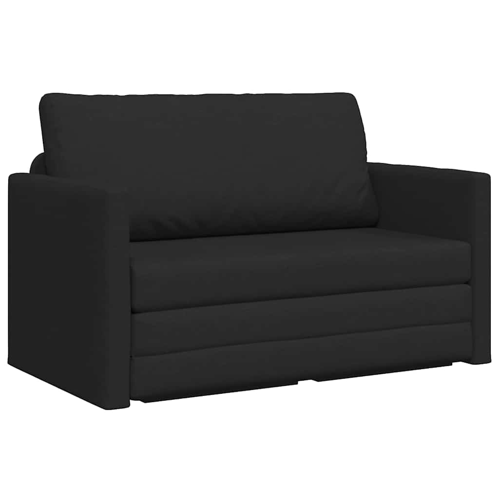 Kanapéágy 110cm Fekete szövet